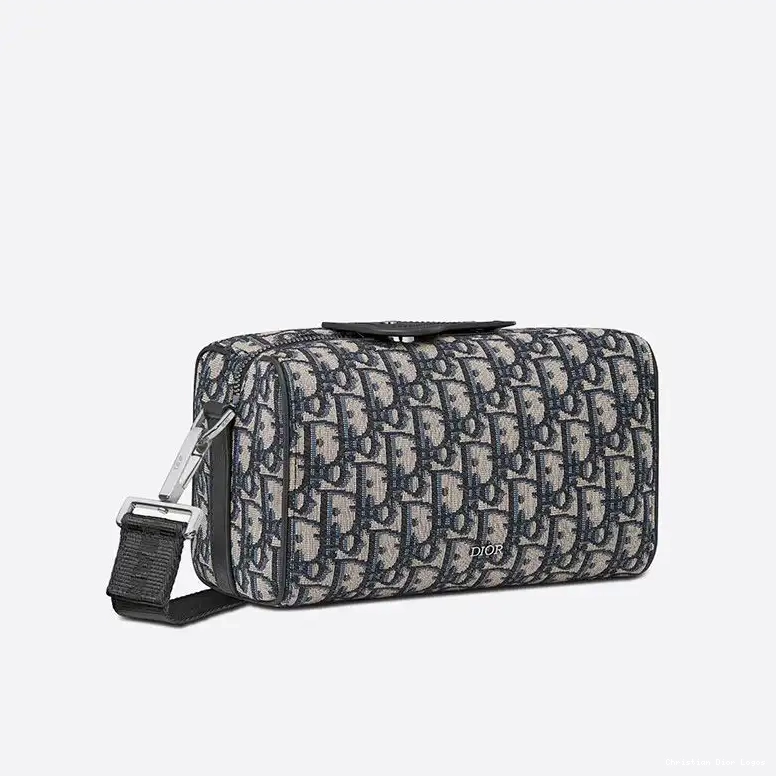 Cheap Lingot Motif Oblique Dior Bag Blue Canvas 22 0623 Luxury